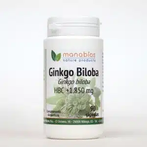 Ginkgo Biloba 90 cáp. 1850 mg. (MANABIOS)