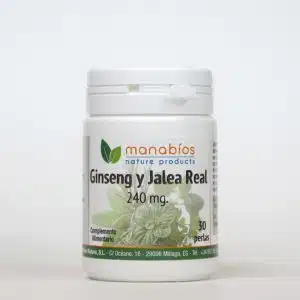 Ginseng + Jalea Real 30 perlas 240mg. (MANABIOS)