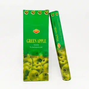 Incienso de manzana verde SAC en cajita de 20 varillas