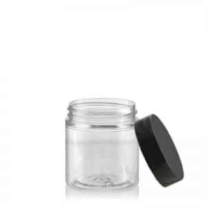 Tapa negra para tarro PET 75ml.
