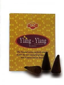 Incienso Conos Ylang-Ylang SAC (Cajita de 10 conos)