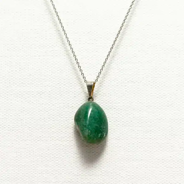 Cuarzo Verde - Colgante Rodado mini