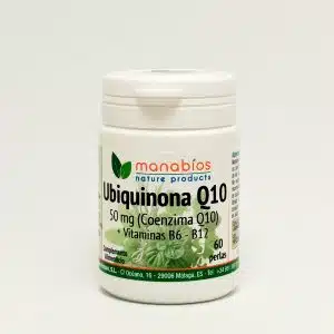 Ubiquinona Q-10 +B6 y B12 60 perlas 100mg - MANABIOS