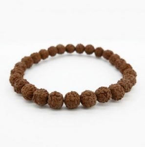Pulsera de semillas de Rudraksha