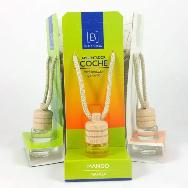 Ambientador de Coche 7ml. Varias fragancias. (Bolaroma)