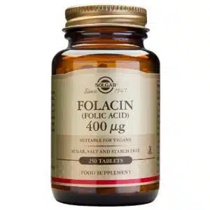 ACIDO FOLICO  400mcg. (FOLACIN) 250comp - SOLGAR