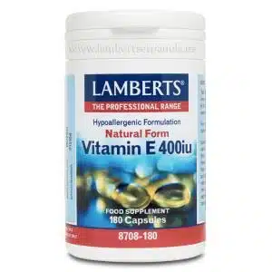 VITAMINA E 400UI180 cápsulas. - LAMBERTS