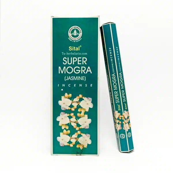 Incienso SITAL. Super Mogra. Cajita de 20gr.