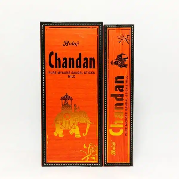 Incienso Balaji. Chandan (Cajita de 15 gramos)