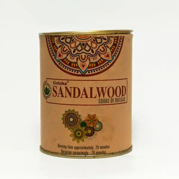 Conos de Reflujo Goloka. Sandalwood (Lata con 18 conos)