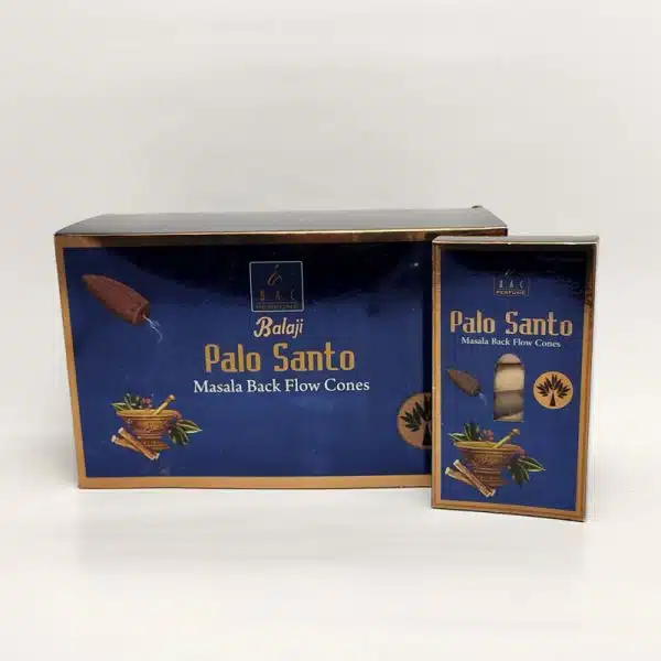 Conos de reflujo BALAJI - Palo Santo (Cajita con 10 conos)