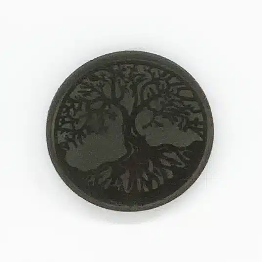 Shungit - Placa adhesiva Árbol de la Vida