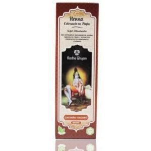 HENNA PASTA CASTAÑO OSCURO 200gr. - RADHE SHYAM