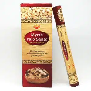 Incienso SAC de mirra y palo santo, 20 varillas