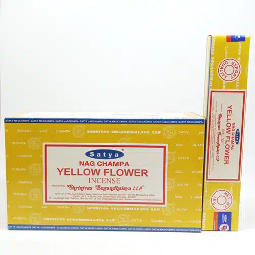 Incienso SATYA - Yellow Flower (Cajita de 15 gramos)