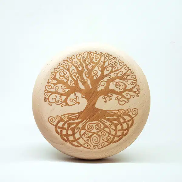 Símbolo Árbol de la Vida (madera de haya) 13cm. aprox.