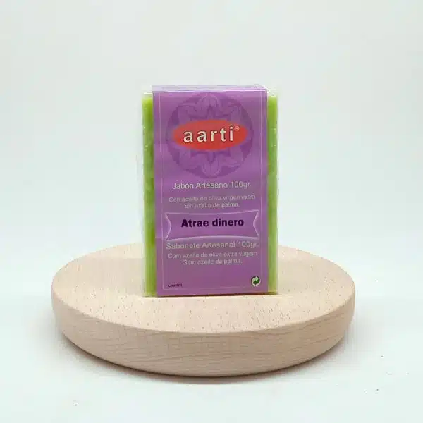 Jabón artesano Aarti - Atrae Dinero 100gr.