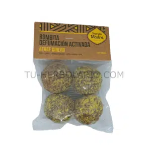 Bombita Herbal x4 Atrae Dinero Sagrada Madre