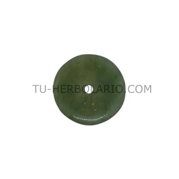 Colgante Donut de Jade Verde