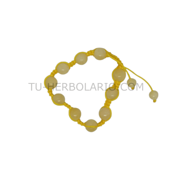 Pulsera Shambala de Cuarzo Citrino