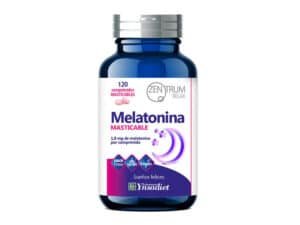Bote de melatonina masticable sabor fresa con 120 comprimidos masticables de ZENTRUM