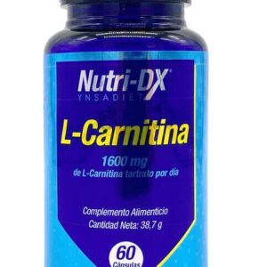 Envase de L-carnitina Nutri-DX en 60 cápsulas