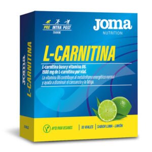 Envase de L-carnitina Joma en 10 viales