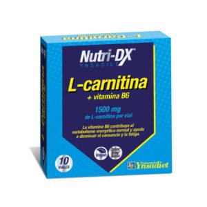 Envase de L-carnitina Nutri-DX en 10 viales